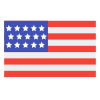 American flag to change the language into English
